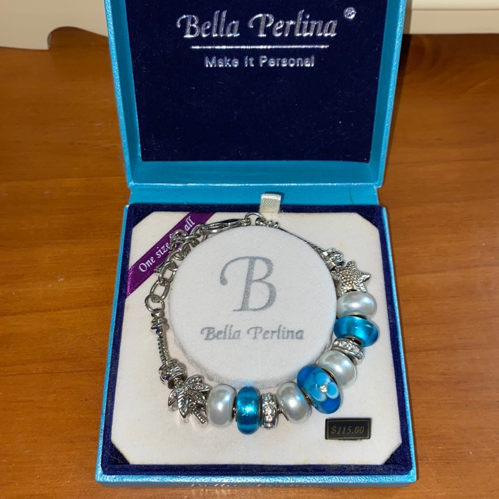 Bella Perlina Bracelet- palm tree and star fish